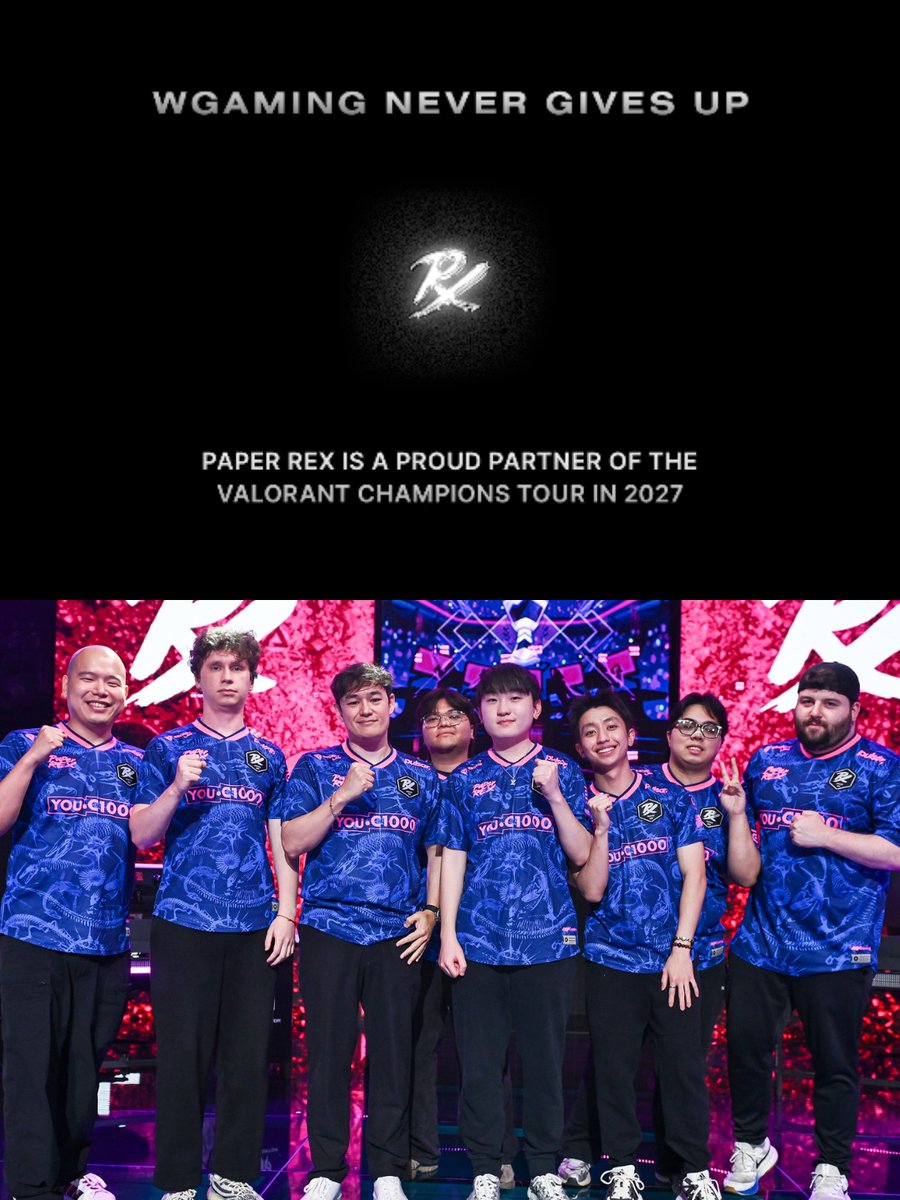 VALO2ASIA's tweet photo. [OFFICIAL] 🇸🇬 Paper Rex has secured its spot in the next VCT Partnership cycle for 2027-28 in Pacific

The news was shared via a video featuring Co-Founder & CEO Nikhil Hathiramani:

"Four years ago, no one thought we would make it. But let's be real, it isn't VCT without PRX."