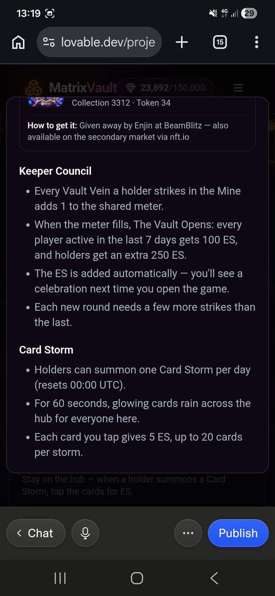 VaultDeck's tweet photo. Did you get Blobby's Deck NFT on the last beamblitz? 
Something special for you all 😁 https://t.co/CKD2E1BjZR