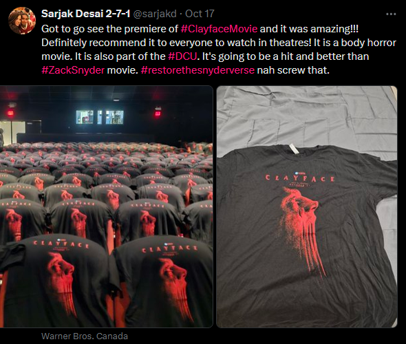 SnyderQueen_'s tweet photo. OMG #thismovie is better than a #ZackSnyder #movie. Zack Snyder could never make a movie like this movie. Finally #this movie will save us and #DC from ZACK SNYDEEEERRRR!!!!! #NotACult https://t.co/McLmZfJM2z