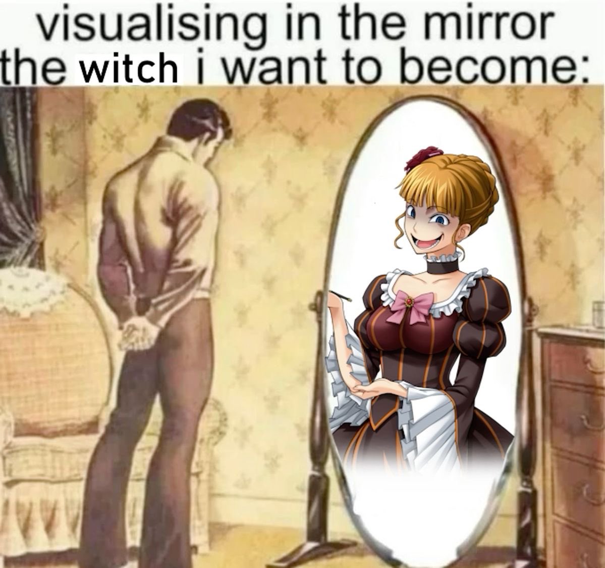 MaybeNick_'s tweet photo. I sometimes want to buy beatrice’s dress so i can wear it and feel like this https://t.co/lesnMcW0vw