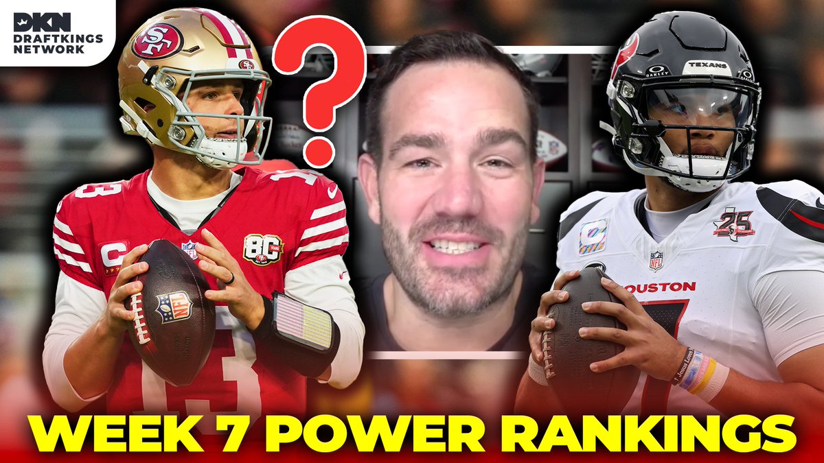 RossTuckerPod's tweet photo. New Episode!

@RossTuckerNFL breaks down and reveals his full set of power rankings for all 32 NFL teams, giving his thoughts on where everyone stands heading into Week 7 of the 2026 season.

Before that, Ross recaps last night's game between the Washington Commanders and the San Francisco 49ers!

https://t.co/kmkWCJxL8s