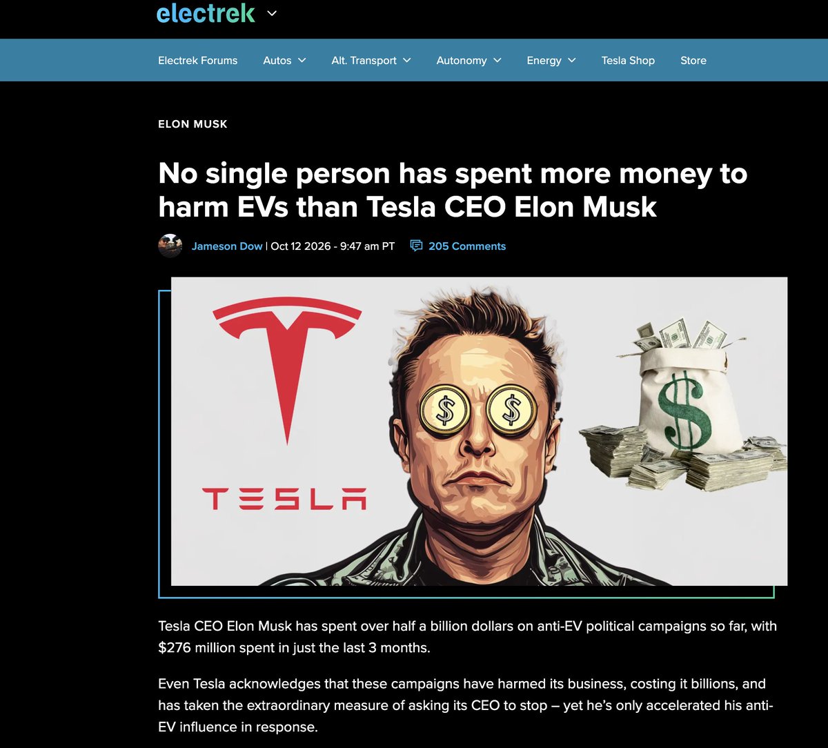 TheEVuniverse's tweet photo. jeesh what a sorry try at a hit piece. 
Naturally, this is ranking up ridiculous engagement on reddit and stuff because, you know.

facepalm of the day: https://t.co/LV6wKEH1oq
