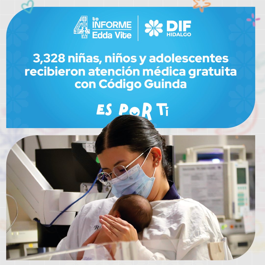 castillolyly's tweet photo. Cuando una niña o un niño necesita atención médica, contar con apoyo importa.🤝
👨‍👩‍👦Con el Código Guinda, el DIF Hidalgo acompaña el cuidado de las familias.

#EsPorTi
#4InformeEV https://t.co/R0sfbAbKnY