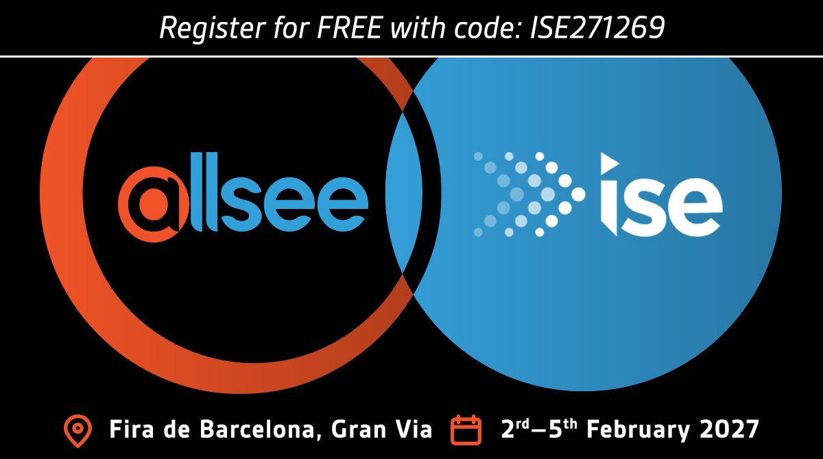 AllseeTech's tweet photo. We’re thrilled to announce that Allsee is returning to exhibit at #ISE2027! 🚀

Expect immersive #dvLED experiences, hands-on #tech and exclusive #digitalsignage previews.

Register for FREE using our code ISE271269 👉 https://t.co/hmlKyz5kYn 

📍Hall 4 Stand 4S100 @ISE_Show https://t.co/KizqxB5Ko3