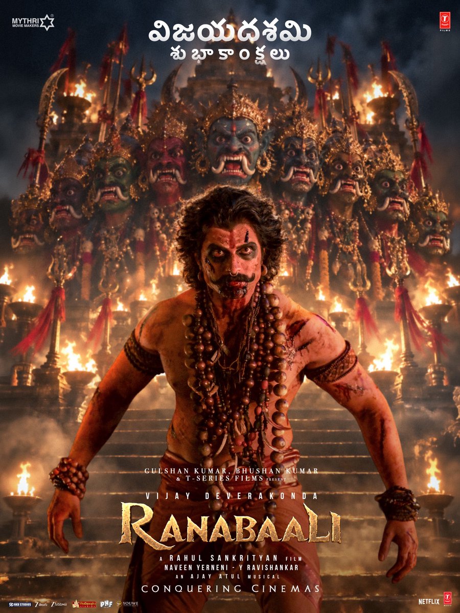 Rahul_Sankrityn's tweet photo. రాక్షస సంహారం జరుగుతోంది. 
విజయం వరించబోతోంది.

అందరికి విజయ దశమి శుభాకాంక్షలు 🙏🏻
#Ranabaali https://t.co/id3z2JSbHB