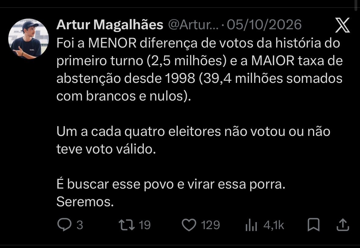 luizflaviomorae's tweet photo. @ArturmGALO A mentira tá no DNA da esquerda. Incrível. https://t.co/LuAiy4anN0