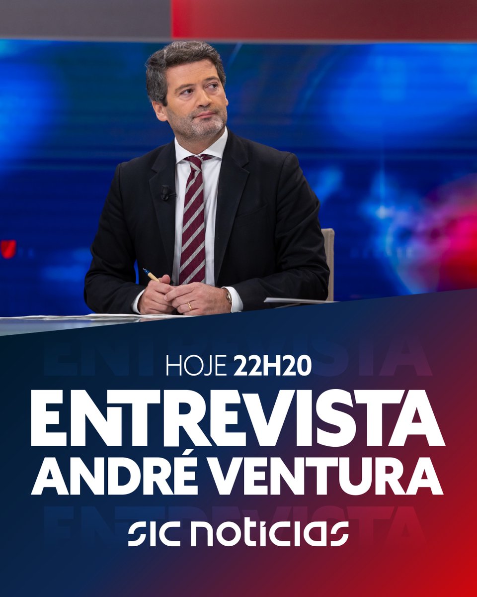 AndreCVentura's tweet photo. Estarei mais logo na SIC Notícias, acompanhem.
Até já https://t.co/DwcylTQZ78