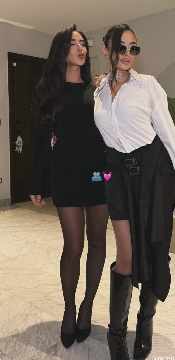 Leoahmedsemc's tweet photo. Aya samaha with her sister 🔥 https://t.co/IDYo06kjgF
