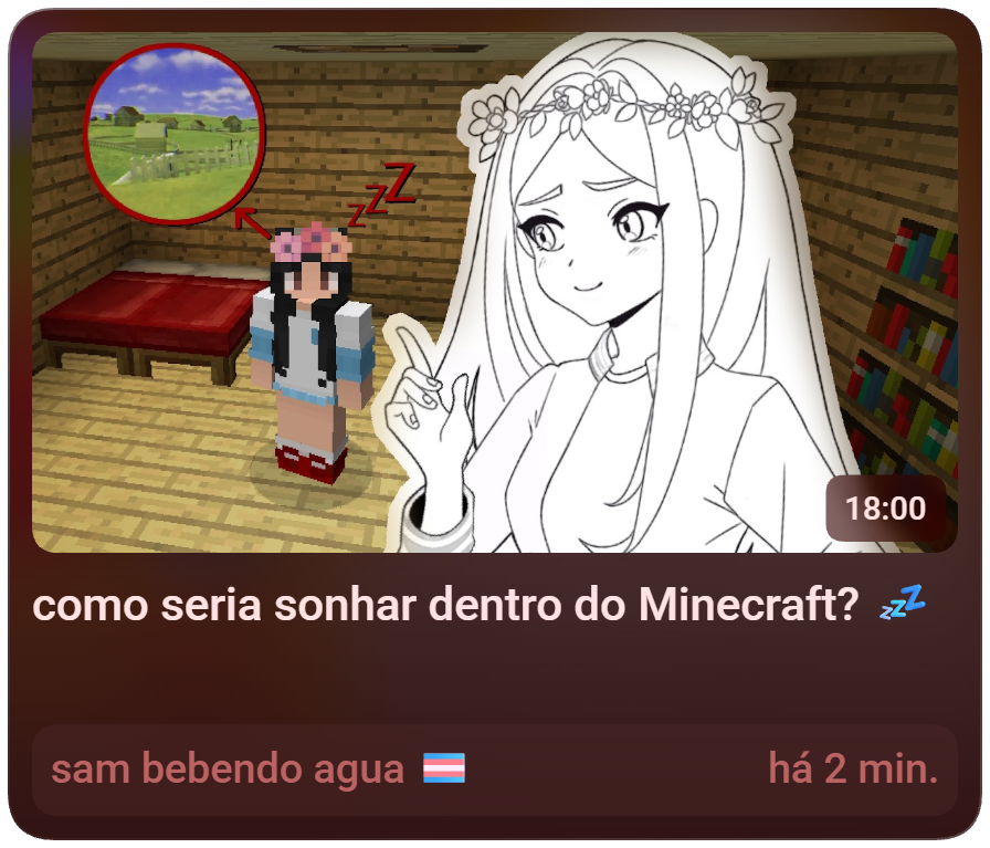 sammieelima's tweet photo. oioi!! 🧡
Você já se perguntou como seria ter SONHOS no Minecraft?

Esse mapa mostra como seria isso, vem conferir comigo!
https://t.co/1f1ZB5DxaC https://t.co/6vj5i0PLus