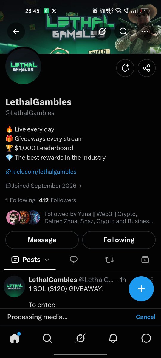 AndrewNehemia7's tweet photo. @RoninCrypyo @LethalGambles Thanks https://t.co/PExmuijCAL