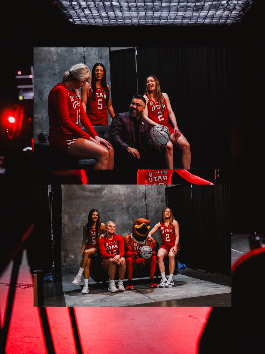 UTAHWBB's tweet photo. 📸 BTS from @Big12Conference Media Day 

#GoUtes https://t.co/LVCkUjYPdq