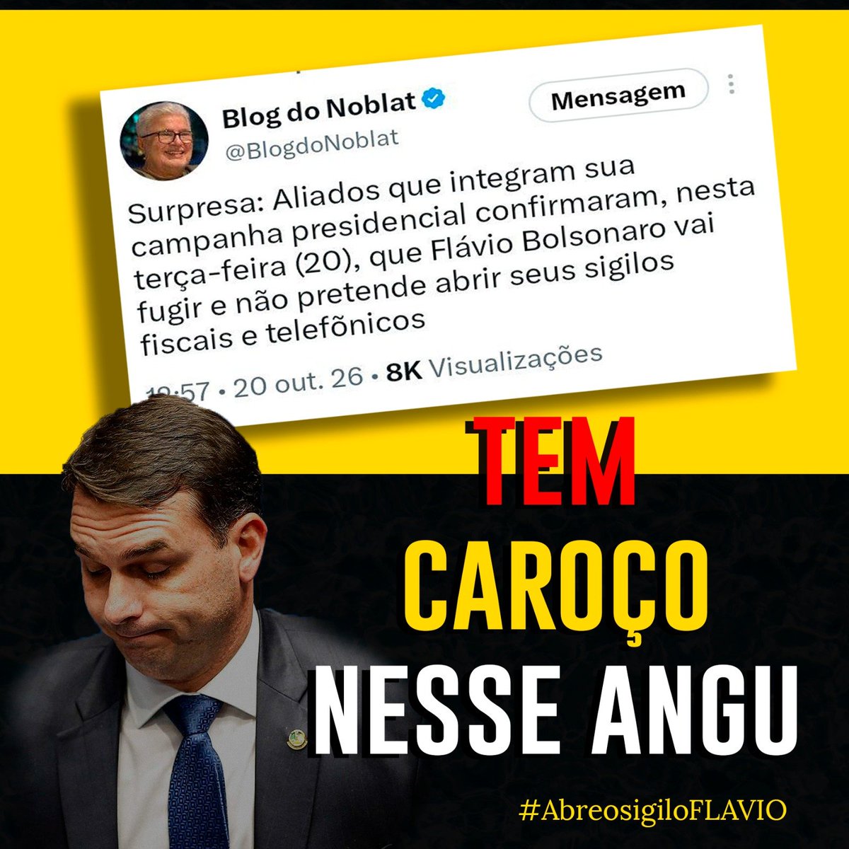 CFellippio's tweet photo. QUEM NÃO DEVE NAO TEME

#OExercitoDoLulaVoltou
#ExplicaAnaClaraFlavio
#ComLulaVaiTerOnibusDeGraca
#OExercitoDoLulaSegueEmCampo
#AbreOSigiloFlavio
#Voto13PeloBolsaFamilia
#ExplicaAnaClaraFlavio https://t.co/PpLFbmZseZ