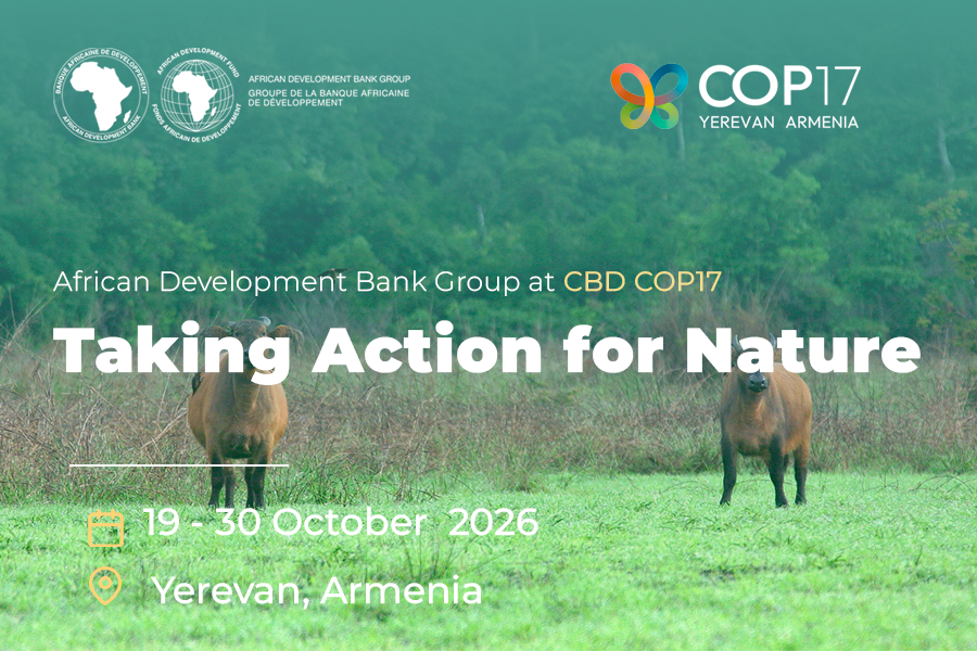 AfDB_Group's tweet photo. At #CBDCOP17 in Armenia, the @AfDB_Group is championing biodiversity finance, ecosystem restoration and nature-based solutions to help African countries turn commitments into action.

Here’s the Bank Group programme at #CBDCOP17: https://t.co/MoREzI5AnM https://t.co/q3chaE3nx2