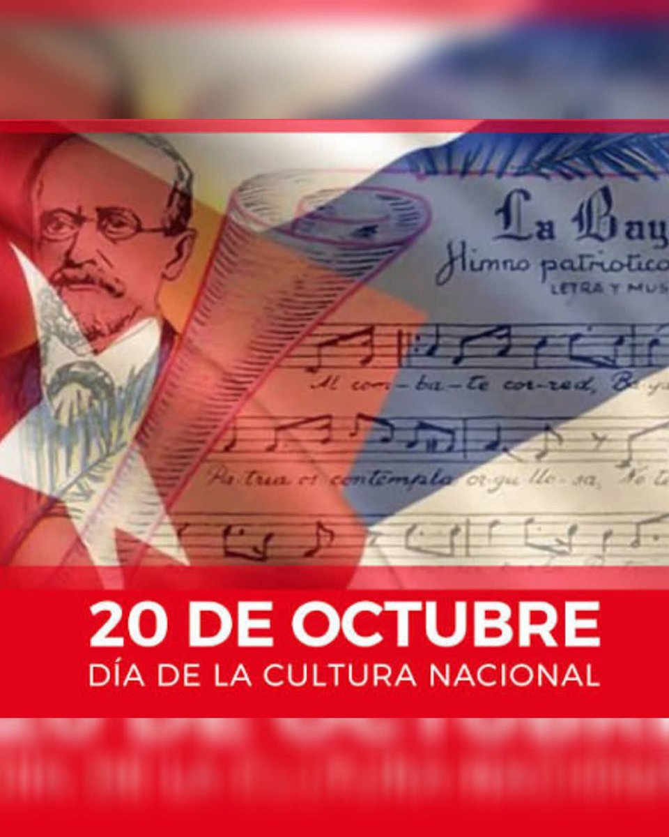 RadioSSp's tweet photo. “La interpretación del Himno el 20 de octubre coincide con el hecho de armas con el que la Revolución alcanza la primera y más importante victoria sobre las tropas coloniales españolas. 
🇨🇺 #100AñosConFidel 🇨🇺 https://t.co/83ljR7QITV