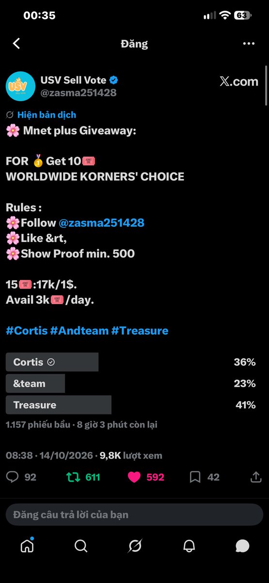 zyin305's tweet photo. @zasma251428 Vote for #CORTIS https://t.co/wIFq8qyThJ