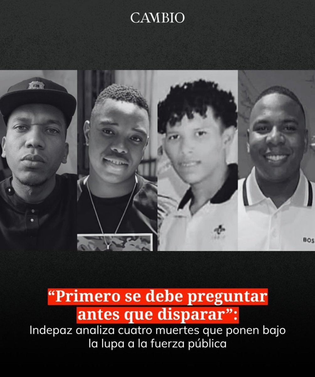 ISAZULETA's tweet photo. El asesinato de Donovan Balanta a manos de la @PoliciaColombia es una terrible muestra del racismo estructural que persiste en Colombia. El imaginario del enemigo debe dejar de guiar a la Fuerza Pública: su deber es garantizar la convivencia, no actuar como verdugo. Lamentablemente, este Gobierno ilegítimo alimenta esa lógica de confrontación que pone en riesgo la vida de la ciudadanía.

Desde la @AfroComision realizaremos un debate de control político para exigir respuestas y transformaciones que impidan que estos hechos se repitan.