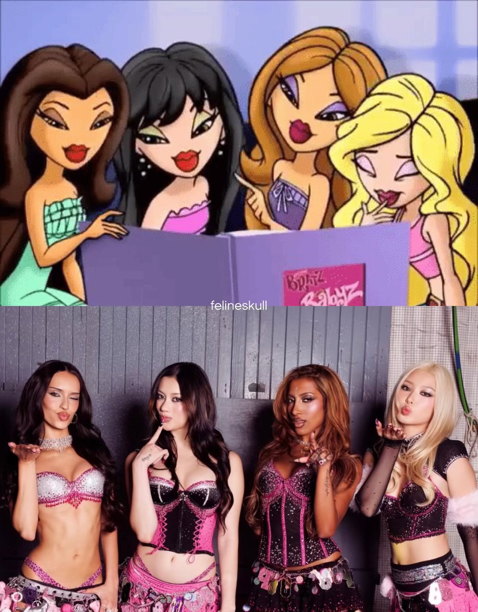 felineskull's tweet photo. petition for katseye to dress up as bratz for halloween https://t.co/9CdAz5qwsv
