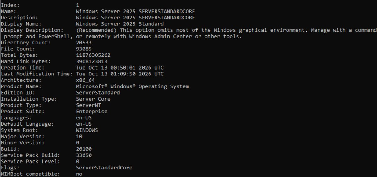 WZorNET's tweet photo. 📋INFO October 20, 2026 #UpdatedOctober2026 ISO's on Visual Studio Subscriptions formerly #MSDN/#VLSC
✔️Windows Server 2025 #LTSC, Version #24H2 (OEM-RET/VOL)
🎯OS Build /26100.33650.lt_release_svc_prod1.261012-0711 with #KB5126646> https://t.co/Cq9O9MuYet
👁️by W.Z.T
👨‍💻@rgadguard https://t.co/poZCghcRrY