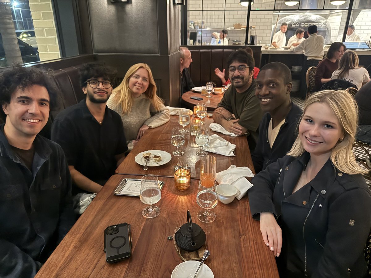 KhraminaDianka's tweet photo. YC Founders dinner last Sunday: an amazing and talented crew of people! 

- @mariagorskikh is building the managed cloud for personal AI agents
- @Khaliqgant lets your teams' coding agents message each other
- @PandelisZ built agents acting like users to find bugs before release
- @BorjaMpm runs an autonomous accounting platform for global companies
- @codingwithaaru built a neobank for non-profit orgs
- with @runpraxis we built a system + agents for law firm operations

Everyone is so AI pilled, even your most techy friends will get scared! 

A new era is coming 🔥

Fun fact: @Khaliqgant & myself we lived on the same street for 2 years in Paris (one of the smallest streets in Paris, like only 2 blocs!!) and we just met. Vive Desbordes-Valmore