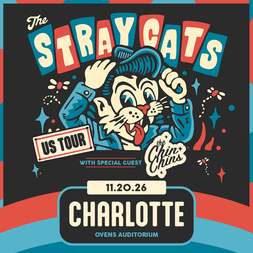 TheBOplex's tweet photo. NEXT MONTH, The Stray Cats US Tour featuring The Chin Chins when they bring their talents to Charlotte at Ovens Auditorium on Friday, November 20th! Don't miss out on this night of music!

Get tickets: https://t.co/1KJVWV25N1 #theboplex #cltentertainment #cltmusic https://t.co/qWWaEav1UZ
