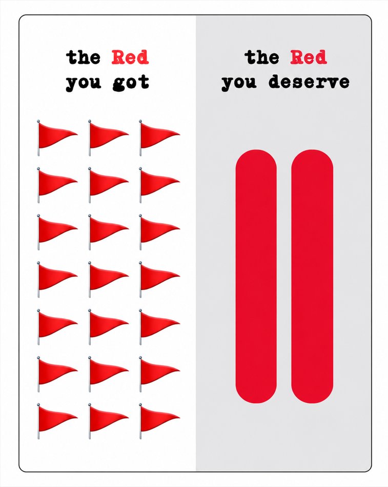 parallels's tweet photo. When the alternatives are giving 🚩🚩🚩 https://t.co/VsuZKhcpTA