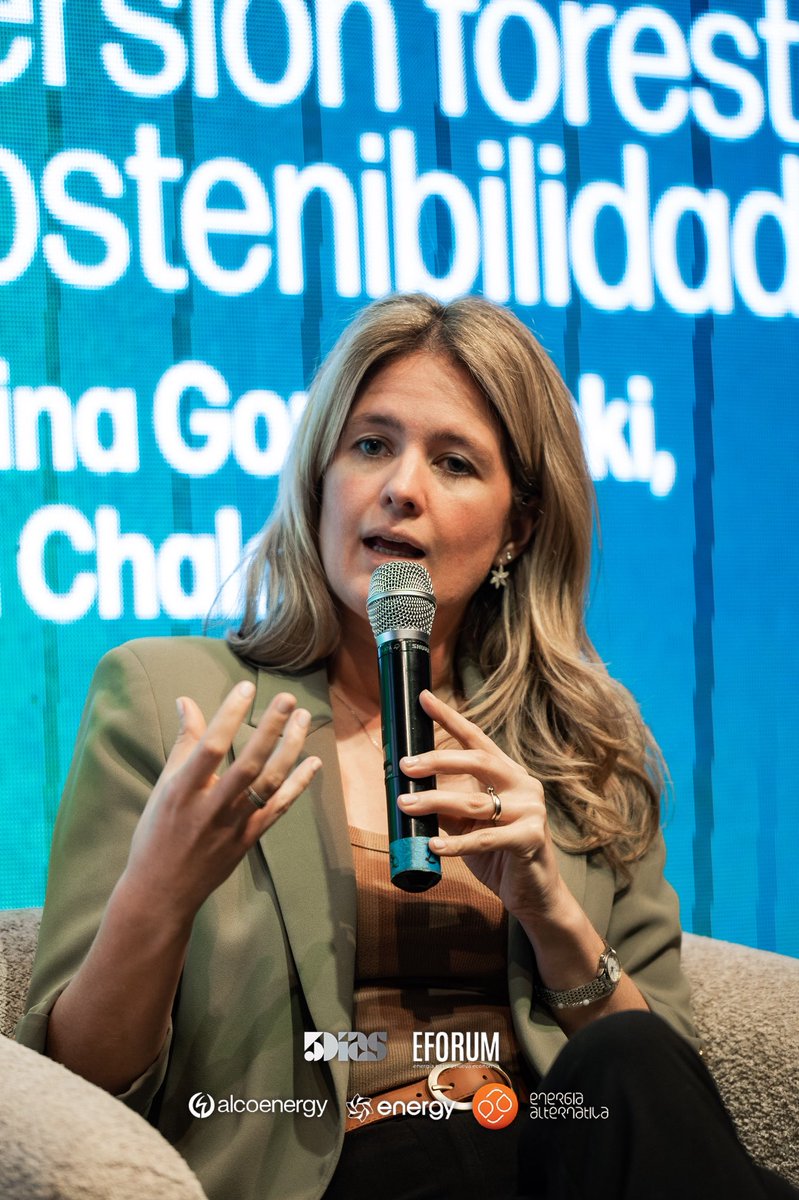InfonaPy's tweet photo. 🌳 Del bosque a la nueva economía: inversión forestal y sostenibilidad

La presidenta del INFONA, @cgoralewskih, participó como panelista en EFORUM 2026, un espacio de diálogo sobre inversión, sostenibilidad y oportunidades para el desarrollo económico del 🇵🇾 https://t.co/j4gfLgkzru