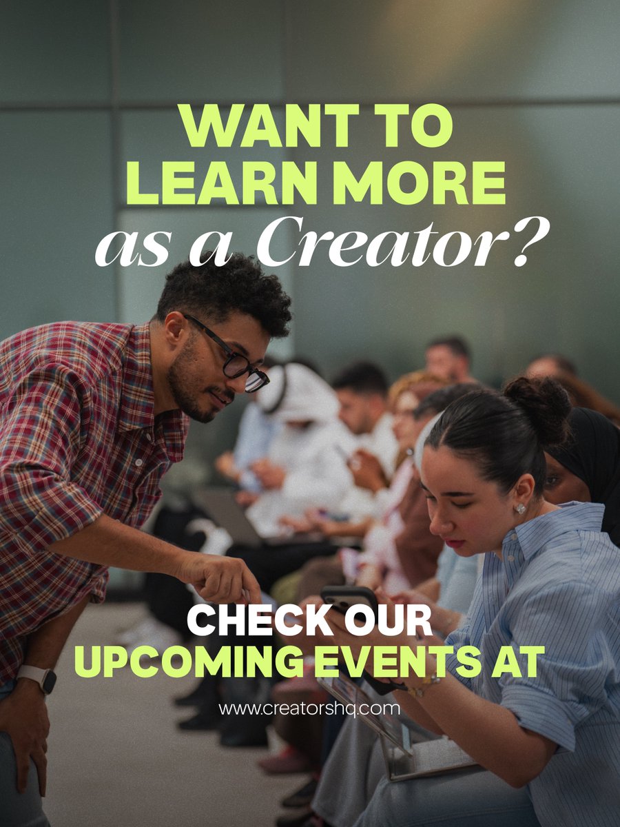CreatorsHQ's tweet photo. 🎬 Got a story in your head but can’t film it? Let AI bring it to life!
Explore these tools and start creating. 🚀

Want to learn more? Discover our upcoming events at https://t.co/71UsjXFC5k

2/2 https://t.co/5eGkmv89AN