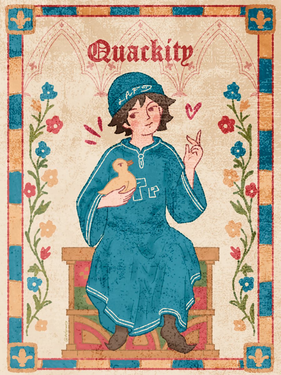 natyxarrg's tweet photo. Día 20: Medieval
Tu tío se hizo /tp a los 1300s 
#Quacktober #quackityfanart https://t.co/Ieko5Jlop5