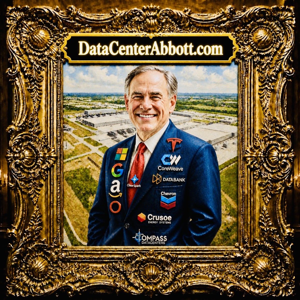 DataCenterKen's tweet photo. @texasdemocrats @GhostMollyIvins Data Center Abbott is worth his weight in gold. https://t.co/4Ast09r6bO