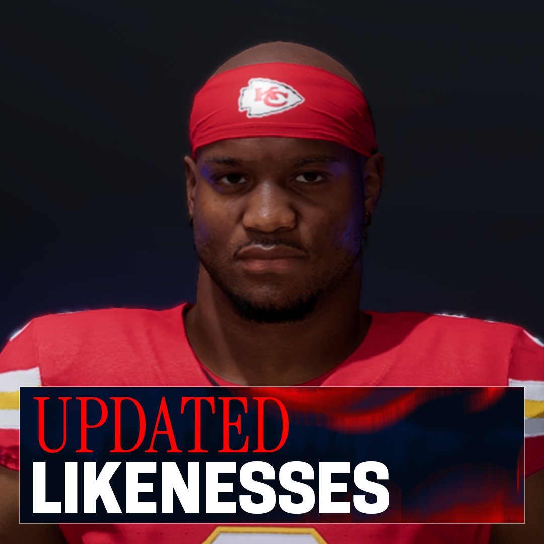 EAMaddenNFL's tweet photo. The league is yours to shape. Own every decision with new facemasks, animations, gameplay and more dropping in tomorrow’s Title Update.

Play for 35% off today. Full details: https://t.co/r6Atn8gpi2

#Madden27 https://t.co/ltntV31KBh