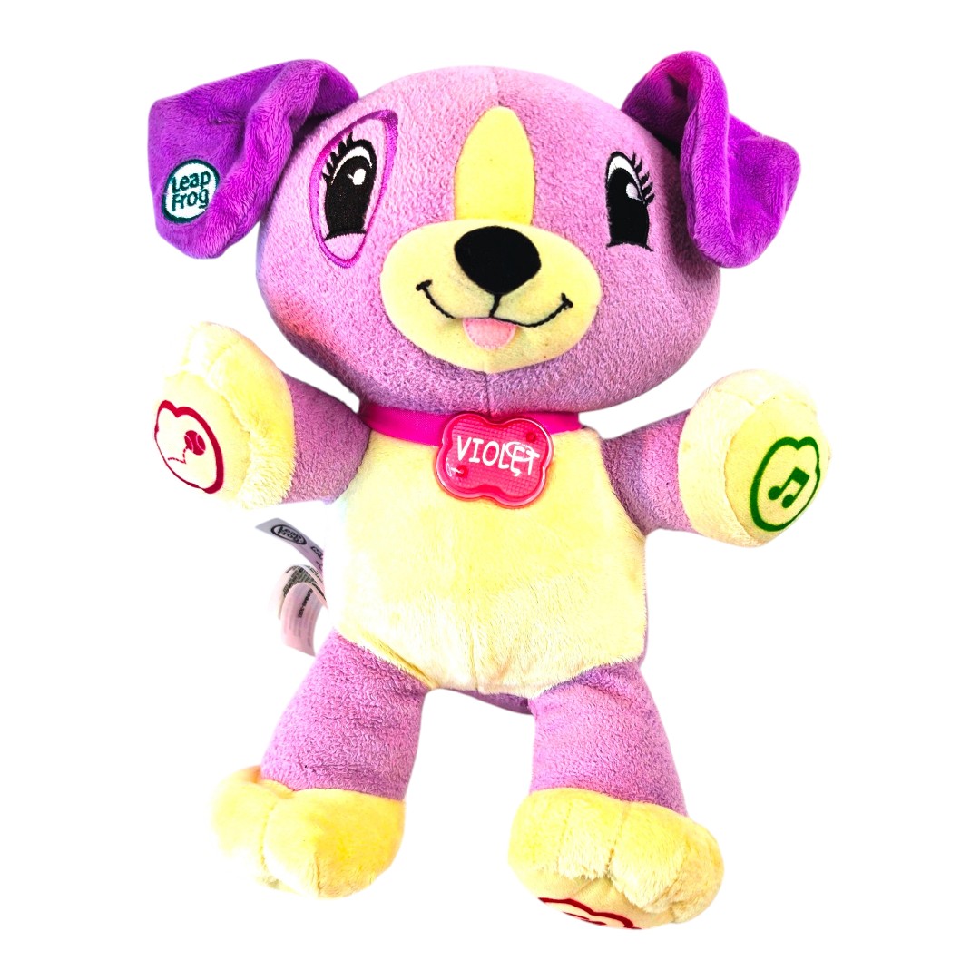 SmittyD9199's tweet photo. Check out LeapFrog My Pal Violet Purple Plush Bear Talks Music 12" Interactive Music Toy https://t.co/QyTzfne8VH #eBay via @eBay https://t.co/B9EmBrEGCC