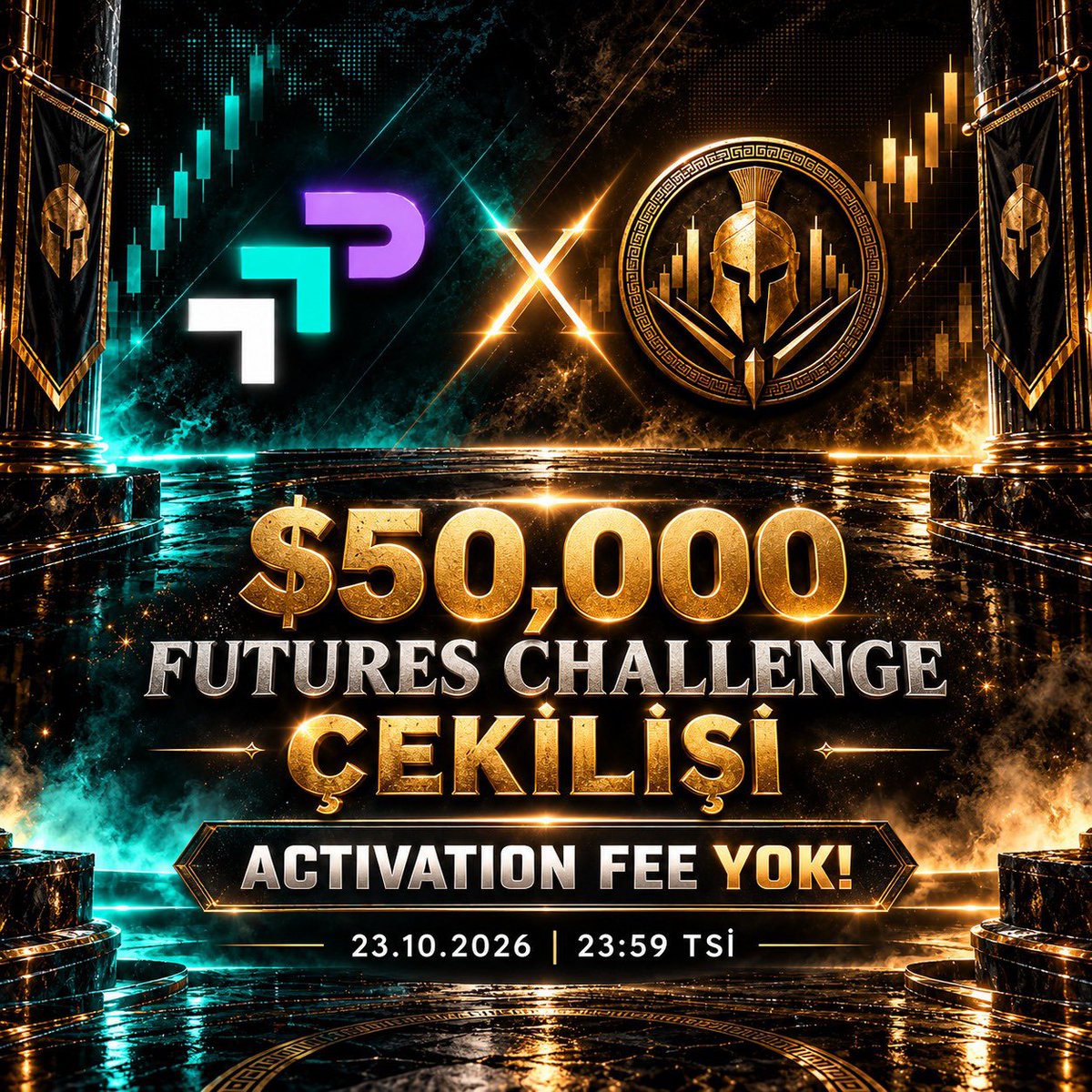 traderomercan's tweet photo. THE TRADING PIT × TRADERÖMERCAN × GLADIO

10 ADET $50.000 FUTURES CHALLENGE HESABI ÇEKİLİŞİ!

Katılım şartları:
1. Gönderiyi beğen ve yorum yap.
2. @gladiotrading hesabını takip et.
3. Telegram kanalımıza katıl:
https://t.co/6dOeLrQmwS

Sonuçlar: 23 Ekim Cuma | 23.59 TSİ

The Trading Pit'in hesap türleri, Futures hesap kurulumu, kuralları ve payout süreçlerini detaylıca incelediğimiz tanıtım videomuz çok yakında YouTube'da!

Herkese bol şans!