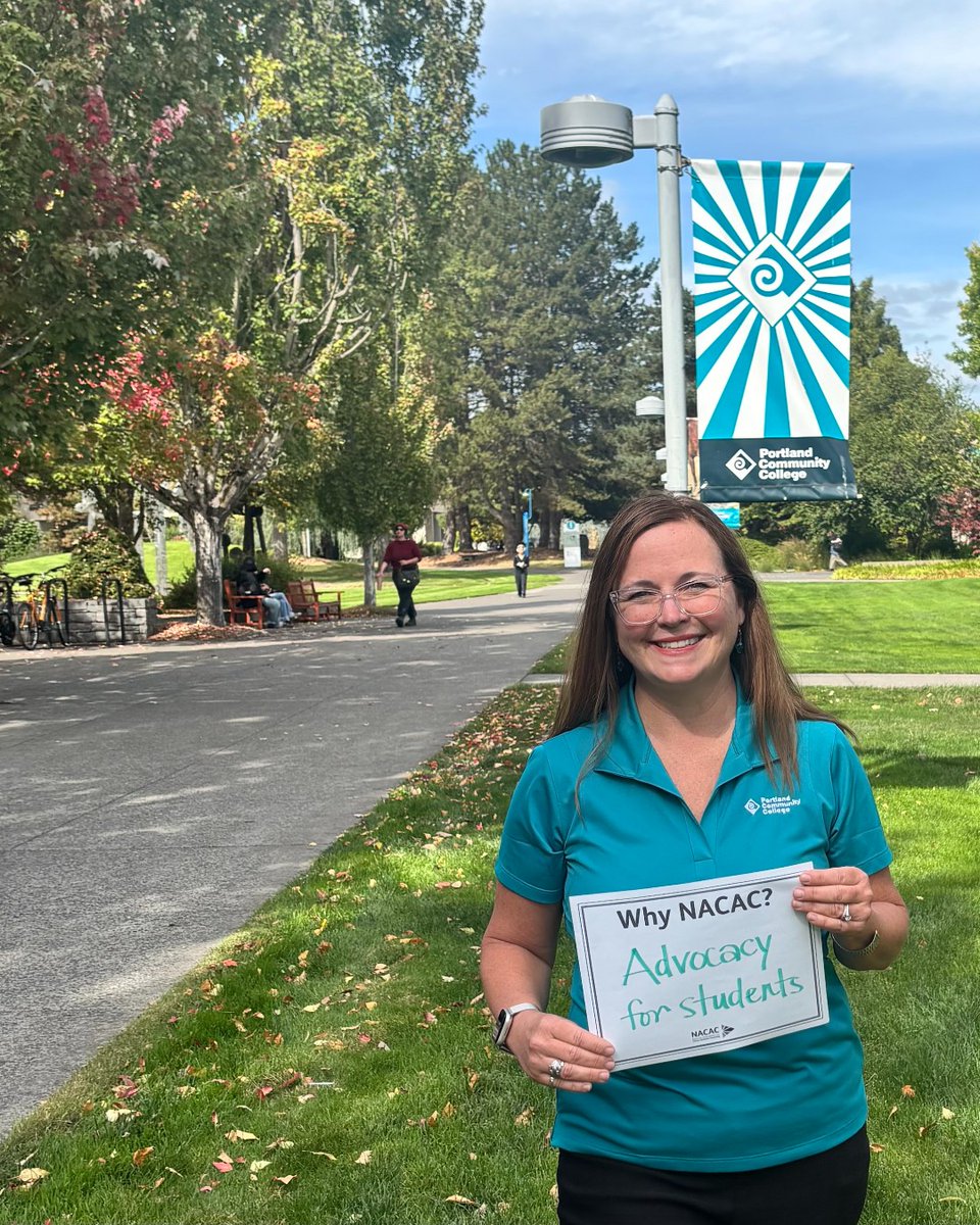 NACAC's tweet photo. #NACAC #MemberSpotlight Meet Heidi Echeverria, Admissions &amp; Recruitment Coordinator at Portland Community College (OR). https://t.co/VNWfReZ0Qf "Through joining NACAC, I have become more involved in advocacy efforts at the state and national level," said Echeverria. https://t.co/X8eWiJBFr8