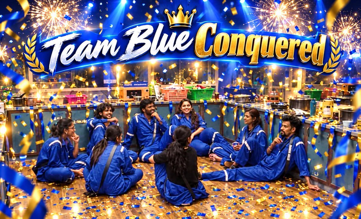 BBTAMIL09's tweet photo. Team Blue 💙

Happy Team 💙

Another Win, Another Happy Night for Team Blue 💙

#BiggBossTamilSeason10 #BiggBossTamil10 https://t.co/63DzZGxc1u