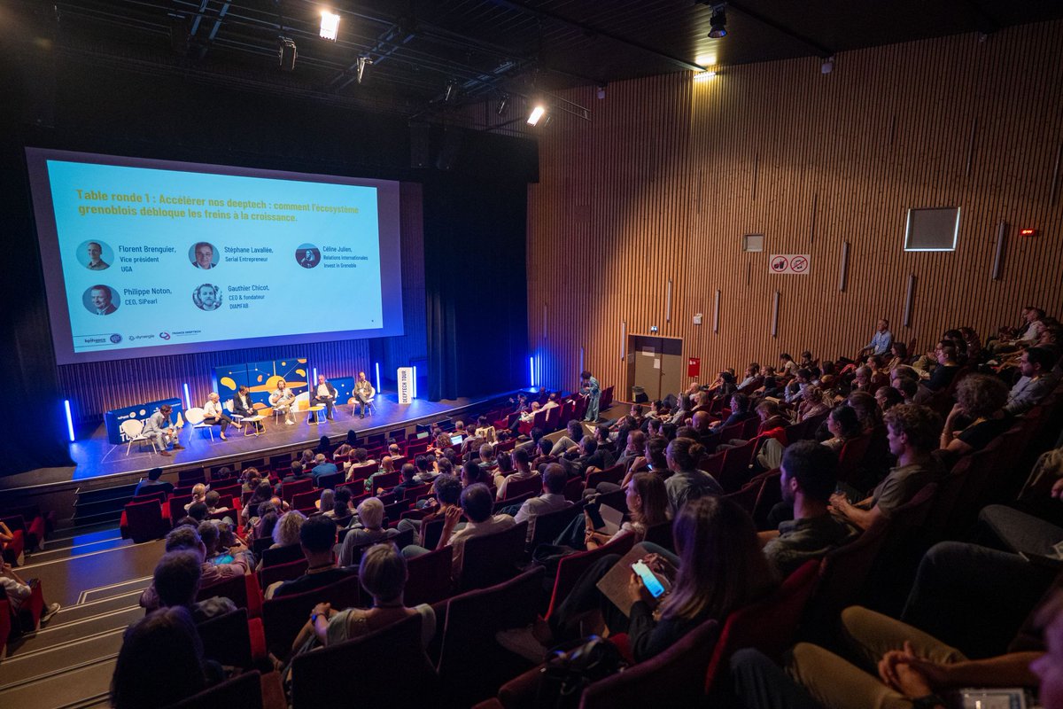 NicolasDufourcq's tweet photo. Il y a quelques jours, à Grenoble, nous lancions la 4ème édition du Deeptech Tour, une nouvelle grande tournée entièrement recentrée sur la croissance des startups. La #deeptech, ce sont ces startups nées dans les laboratoires, qui transforment une découverte scientifique ou une technologie de rupture en produit ou en service : une puce, un matériau, un médicament, un ordinateur quantique. Autant d'innovations longues et coûteuses à développer, mais difficiles à copier, et décisives pour notre souveraineté. Avec @Bpifrance, nous les soutenons avec ardeur depuis plusieurs années, en faisant tout pour rapprocher le monde de la recherche et le monde des startups.

C'est une fierté de constater que la deeptech française a aujourd'hui changé de dimension. En 2025, nos startups deeptech ont levé 4,7 milliards d’euros, soit 58% du capital-risque français. Notre pays fait désormais naître de nombreuses startups issues de la recherche. C'est une avancée décisive, pour notre souveraineté industrielle et technologique. Le défi est maintenant de les faire grandir : décrocher un premier client, passer du pilote au contrat, industrialiser, se financer, recruter, se déployer au niveau européen ou mondial.

Cette 4ème édition, entièrement tournée vers le passage à l’échelle, incarne cette ambition. D’ici fin 2027, nous irons dans 8 territoires pour réunir nos startups de la deeptech avec les industriels, les investisseurs, les acheteurs publics ou les chercheurs qui peuvent changer leur trajectoire. Les champions technologiques de 2035 sont dans ces startups. 

Pourquoi #Grenoble comme point de départ ? Tout un symbole. Micro et nanoélectronique, santé, énergie, matériaux… peu de territoires en Europe unissent autant les forces de la science et de l'industrie. Voilà pourquoi nous tenions à lancer le Deeptech Tour ici.

Ses étapes suivantes : Nantes et Bordeaux, puis Montpellier, Paris-Saclay, Marseille, Lyon et Strasbourg.

Merci à @Paul_F_Fournier et aux équipes Bpifrance, à France Deeptech, à Dynergie et à l’@UGrenobleAlpes

Notre communiqué de presse avec Bpifrance : https://t.co/AfRxNnuKVD