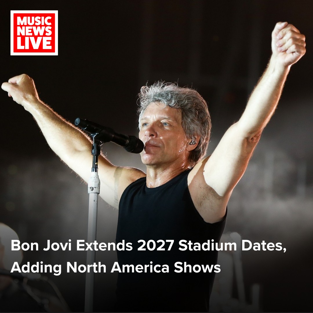 AXSTV's tweet photo. Bon Jovi Extends 2027 Stadium Dates, Expanding Forever Tour to Australia, UK and North America. Read more ⬇️

https://t.co/dfYBpdBjxh https://t.co/R6F8fQzRNJ
