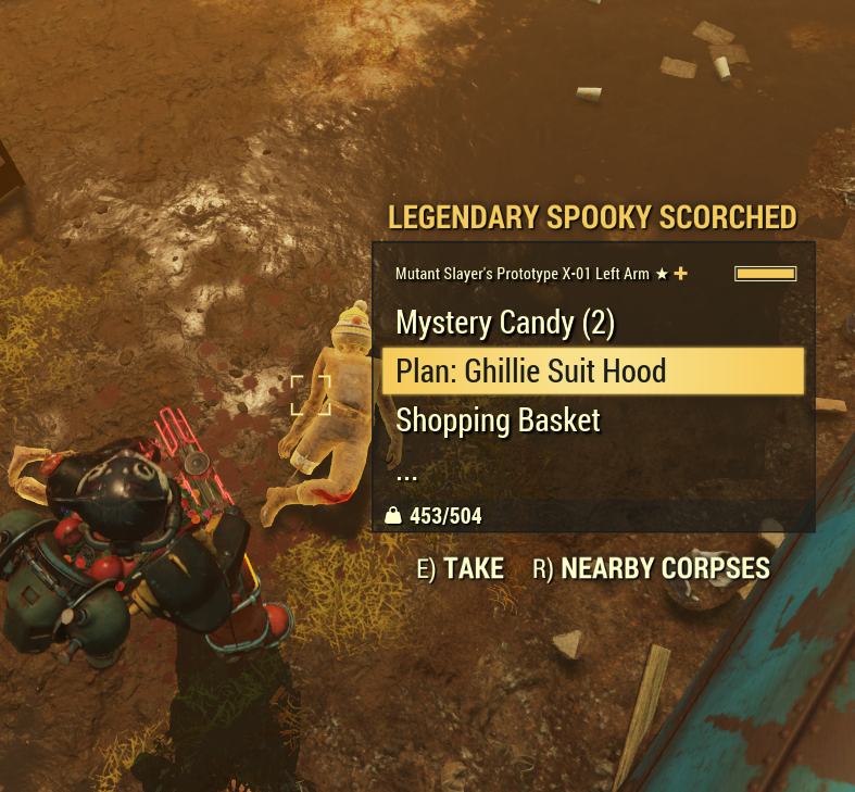 fargassier's tweet photo. Reminder for #Fallout76 players when hunting Spooky Scorched, look out for the Pint Sized Slasher themed ones because you might just find some goodies in the loot.
#fallout #fo76 #fallout76news https://t.co/p9wemkJV0R