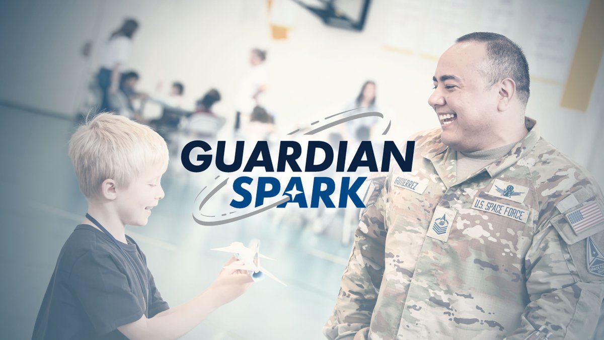USSpaceForce's tweet photo. 🚀 Space Force launches outreach program 🧠

The Space Force is launching "Guardian Spark", a new annual outreach program that connects Guardians with students in grades 3 to 12 to share the mission, people and opportunities behind the nation’s newest military service. The inaugural Guardian Spark campaign will run from Nov. 9 through Dec. 20, 2026, culminating with the Space Force’s birthday.

Find out more here: https://t.co/g2Y7qHxk4a