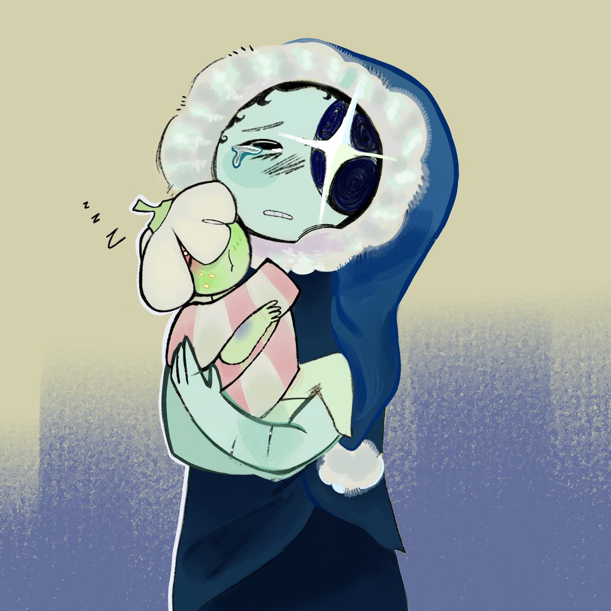 Monachangingnow's tweet photo. When you have to take care of a baby because your creator is an alcoholic, your other creator don't give a fuck and the only person that you trust is being beat up https://t.co/AZDKv9Bdr1