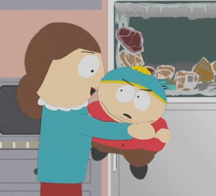 StrebsBatzies's tweet photo. im a big fan of those south park scenes where the parents hold their kids and they look sooooo small like this https://t.co/Ucpx6knq8z