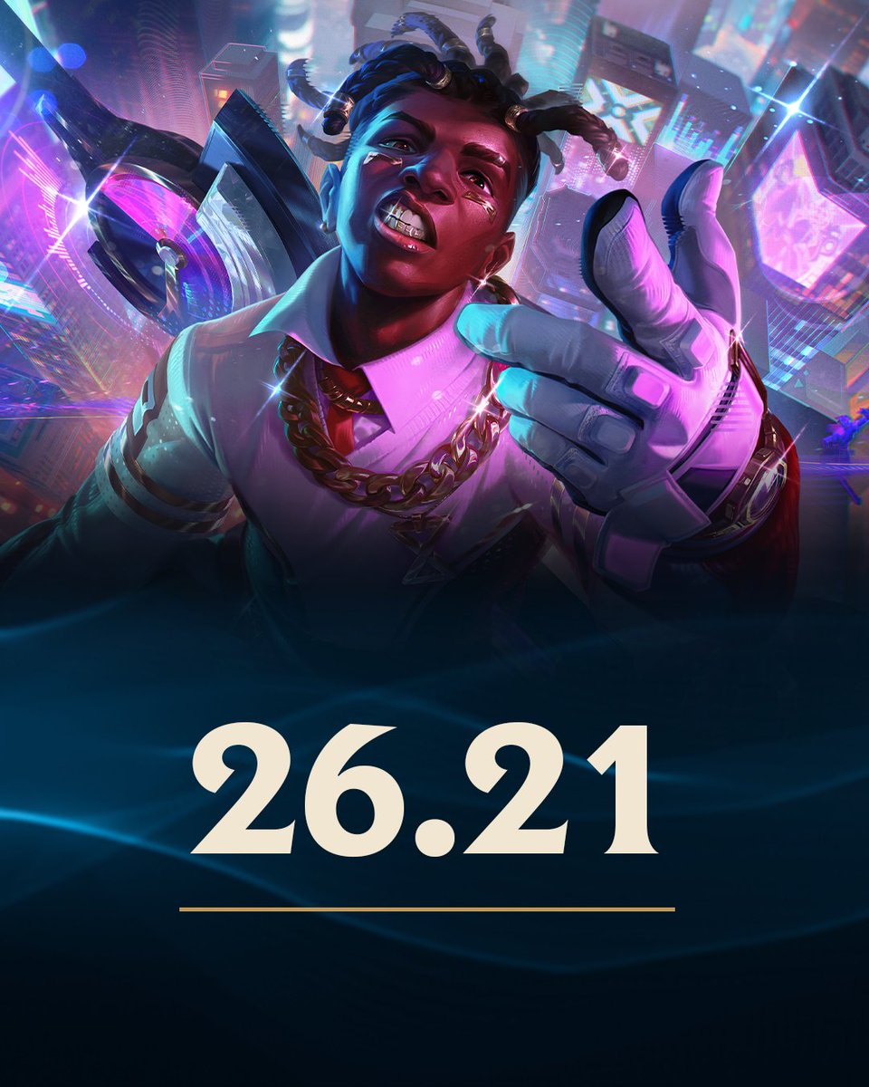 LeagueOfLegends's tweet photo. patch 26.21 has fire in its veins

- True Damage Know My Name skins
- ARAM: Mayhem Journey to Stardom
- 2026 Worlds continues

Check out the full notes here: https://t.co/s9ofkttehw https://t.co/JA0gdoM9qF