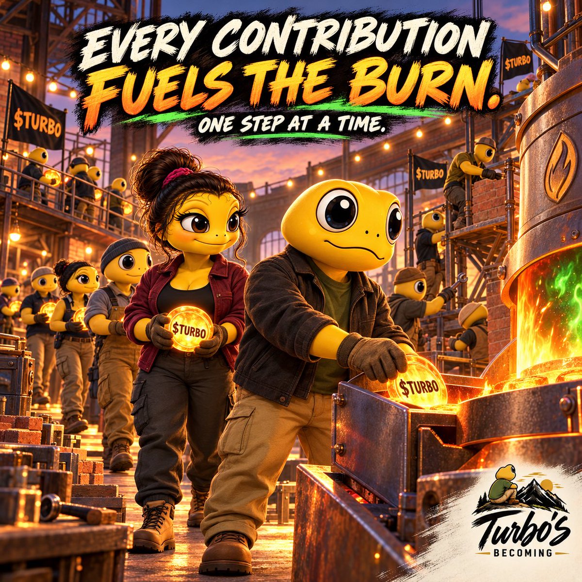 Turbos_becoming's tweet photo. @Creet43036773 🔥 This is what community looks like! Every contribution, big or small, adds up.

We’re working toward doing our part in burning $TURBO, too. Building something meaningful takes time, effort, and a community willing to contribute.

One step at a time. Keep becoming! 💪🐸🔥 https://t.co/dMv0avw8JL