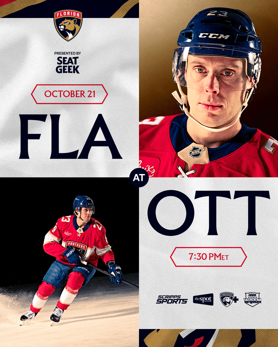 FlaPanthers's tweet photo. On the road in Ottawa 👊 https://t.co/NOJ4X6DOiE
