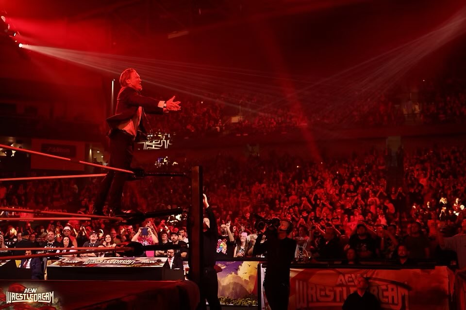 DontRunFromFire's tweet photo. After many months i have been itching and scratching to do what i love to do that's to fight to very best. 

#AEWWrestleDream https://t.co/SZ3Qbb1hHm