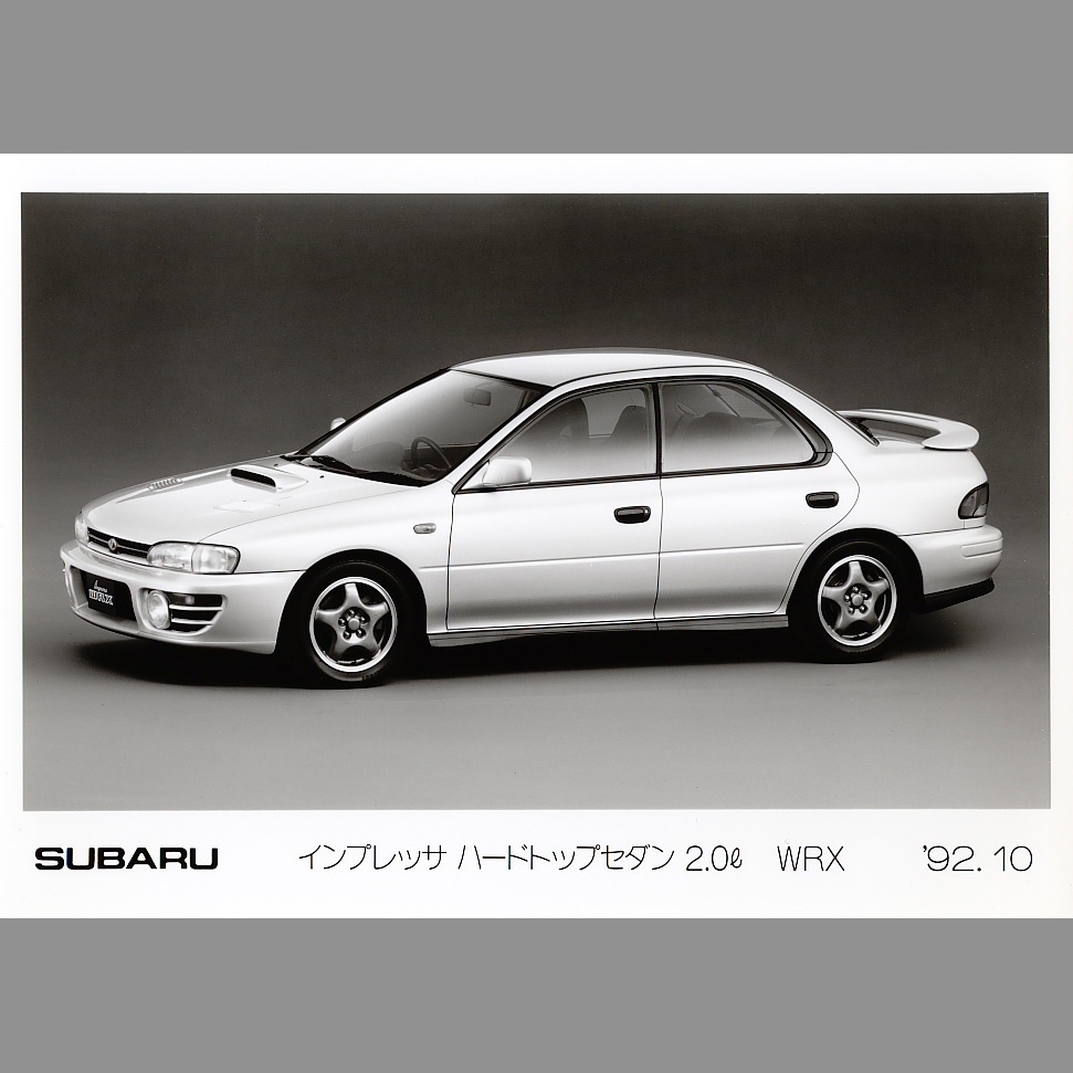 TeshimaDes's tweet photo. 【 Happy anniversary  IMPREZA 】
明後日はインプレッサの誕生日
34 years ago ,Impreza was born.

1992年10月22日発表時の公式広報写真
1992 October 22
Impreza announcement.
Official photo for press at the time.

#インプレッサの誕生日
#インプレッサ誕生34周年 #GCGF34周年 https://t.co/faX5uDEFi2