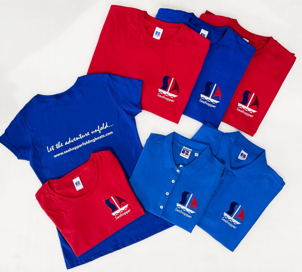 WizardEmb's tweet photo. A custom bundle for #SeahopperFoldingBoats 🌊⛵️ 

We absolutely loved how this bundle turned out! 😍 A perfect mix of embroidery (left chest) and print (rear) to make their branding stand out from every angle 💯
https://t.co/i8KNpbyQqb

#wizardembroidery #uniform #foldingboats https://t.co/uWJJx28ZDZ