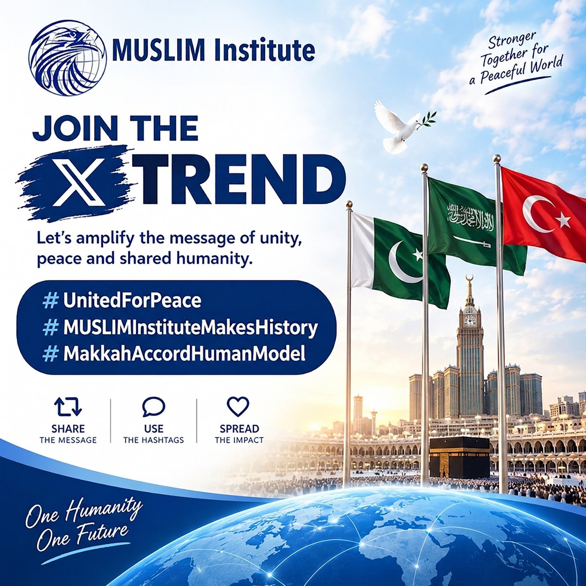 BHafiz35327's tweet photo. #UnitedForPeace
#MUSLIMInstituteMakesHistory
#MakkahAccordHumanModel
مسلم اتحاد وقت کی اہم ضرورت ہے مسلم انسٹیٹیوٹ اس اتحاد کے لیے انتہائی موزوں کردار ادا کر رہی ہے https://t.co/w5tbaPYI3F