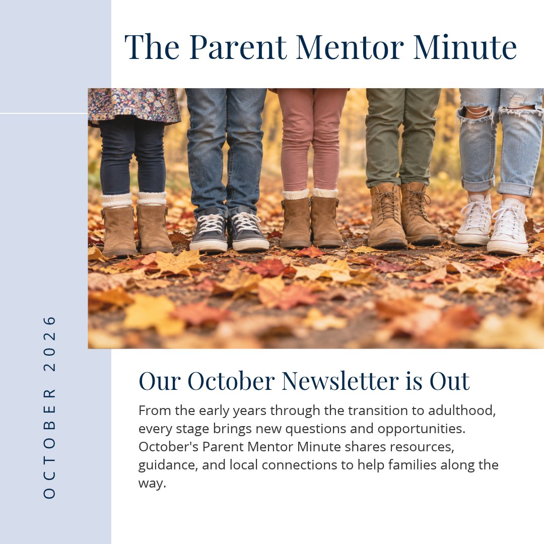 ESCLC's tweet photo. Every stage of childhood brings new questions. Families don't have to find every answer on their own. 

October's Parent Mentor Minute offers resources, special education guidance, and local opportunities to help families along the way.  

Read more: https://t.co/U1AD8SeYbA https://t.co/3wola4vJLM