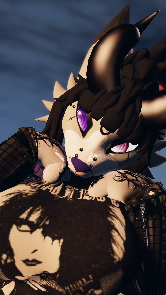 Dracocollievr's tweet photo. Some Goth Wicker in the Fields ~ 💜🐶

Tags: #gothpuppy #goth #vtuber #VR #Wholesome #uwu #notcute #gothvtuber #0w0 #vkei #visualkei https://t.co/IIYvmIPCiF