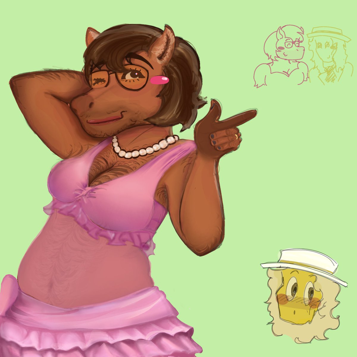 yukiioio's tweet photo. Gave up on the Yuri, so I just made Mrs. Aurafarmer I guess..,,.., 😅🫸🫷 I'll probably work on an animation soon https://t.co/NOupC3gtD1